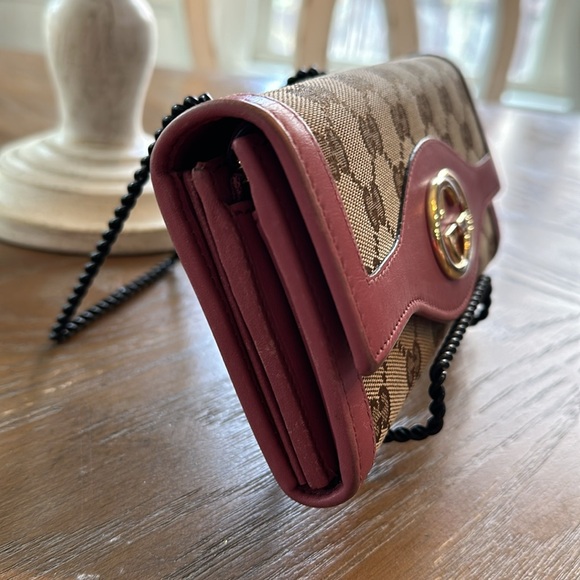 Gucci GG canvas/leather long wallet - Picture 4 of 14